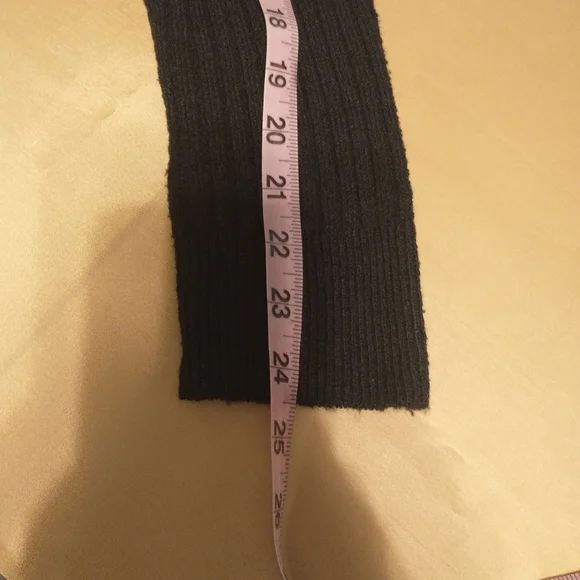 No Boundaries Black Ribbed Knit Pullover Hoodie - Picture 11 of 11